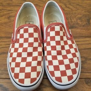 Slip-on Vans *Hot sauce checkered*